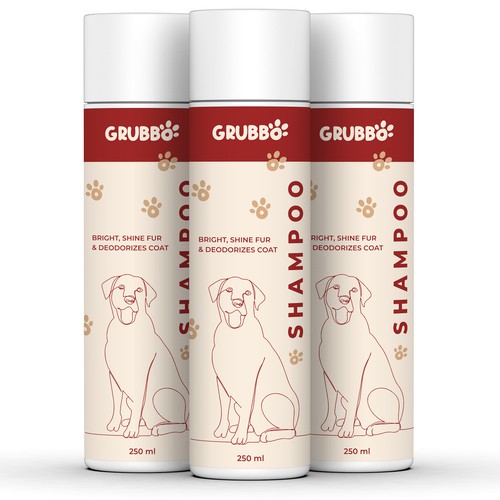 Design label for dog shampoo Design by Imee008