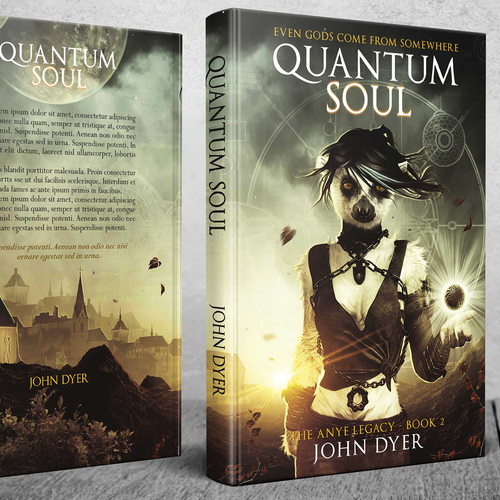 Quantum Soul - A science fiction novel Design von twinartdesign