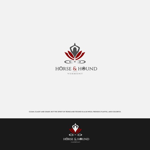 Design a classic logo to depict the life at Horse and Hound in Vermont ...