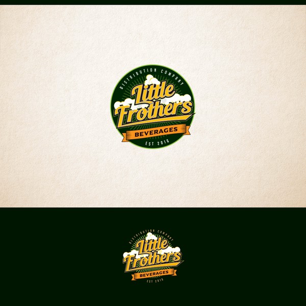 CzarinaCleopatraさんによる「Vintage logo concept for brewing distribution company.」のデザイン