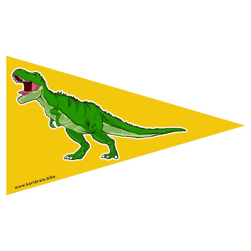 Dinosaur flag Design by Toolbar