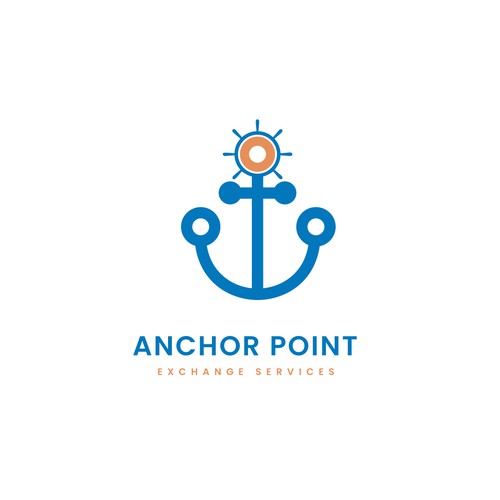 Anchor Point Logo Design by B.MOHAMED AMINE