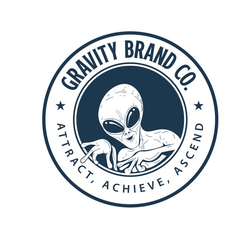 Logo for Gravity Brand Co. Design by websmartusa