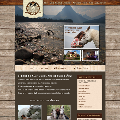 Proposta di design per un contest della categoria Design di sito web realizzata da Katerina Lebedeva