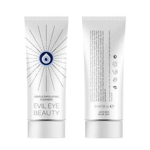 Evil Eye Beauty needs a fun & modern cosmetic tube designed. Design by bcra