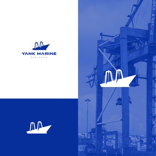 Design a powerful brand identity for an industrial shipyard. Design by Design Nation™