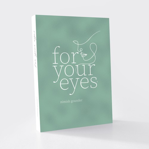 for your eyes- poetry and journal book cover Design by BoredSu