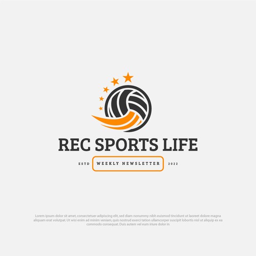 Logo for Newsletter about Recreational Sports Business Design réalisé par harrysvellas