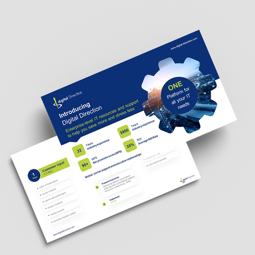 Looking for a Refresh for Infographic slides Design by DezainHub