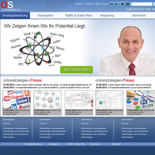 Web page design contest entry by uuxxaall