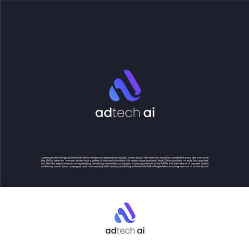 *New* AdTech.AI (or AdTech AI) : Advertising SAAS Company !need an identity! Design by Chansa™