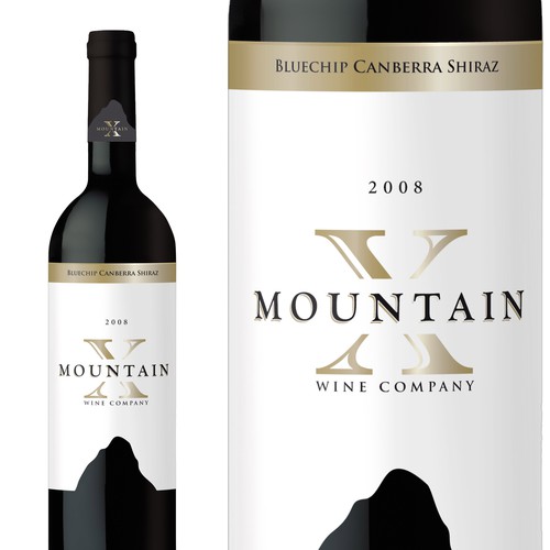 Mountain X Wine Label Design by DPA Design