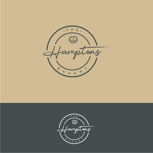 The Hamptons Bakery Logo Design by ariagatha