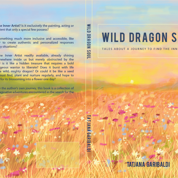 Design by paper.plane titled "Create a clean modern book cover in bright pastels. Fictional stories on finding personal creativity"