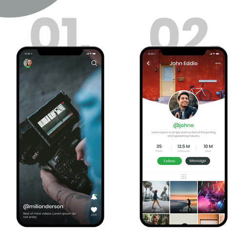 User friendly chat app Design by Utsav Khokhanasiya