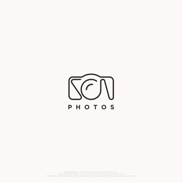Design by DavArt. titled "SCN simple photography logo."