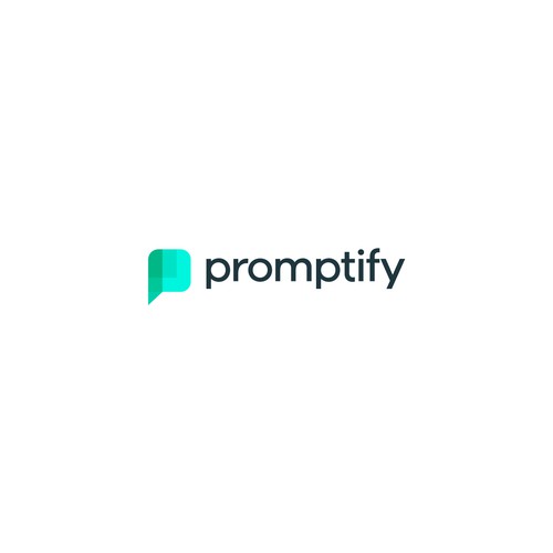 Modern, Simple and Sleek Logo for Promptify.com Design by d'zeNyu