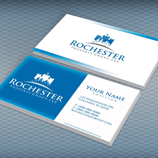 Design by dechelie titled "Create a sophisticated yet modern logo for Rochester Property Group, LLC"