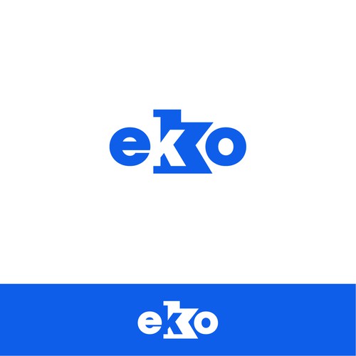 SIMPLE LOGO - ekko Letters then dm after Design by Si Babeh