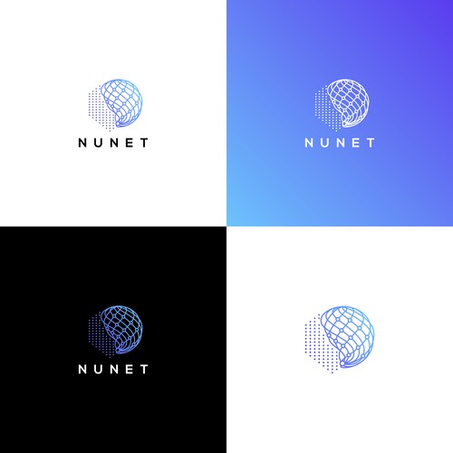 Logo design for NuNet the Primordial Soup for the Emergence of Superintelligence Design by Genie.W