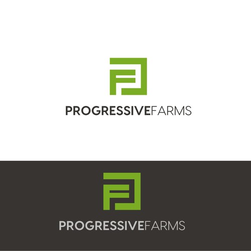 Strong logo design for Progressive Farms Design by Leona