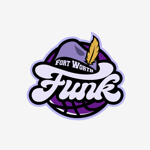 Basketball Logo for Team 'Fort Worth Funk' - Your Winning Logo Featured on Major Sports Network Design by sukadarma