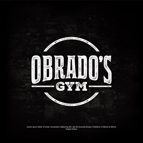 Logo for a Gym Design by Dirtymice