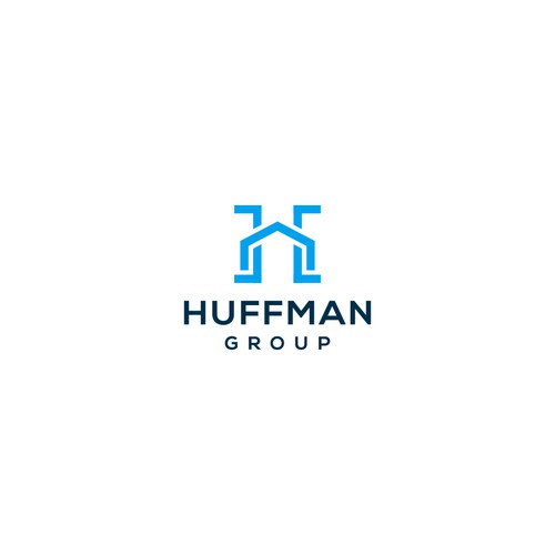 Huffman Group Logo Design by neathstyle