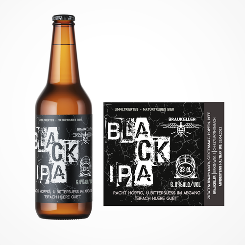 Microbrauerei: Bierflasche sucht Etikettendesign Design by halesen