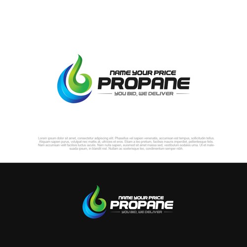 we need a design that will grab the eye for ordering propane and propane pricing. Diseño de pixelgrapiks