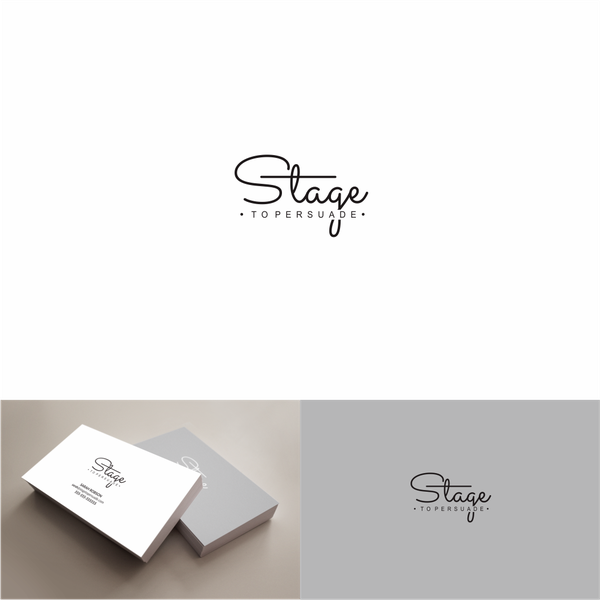 Design by Kimora titled "Clean modern logo for Luxury Stage home furnishing"