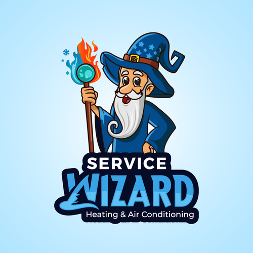 Service Wizard Logo Design by Luel