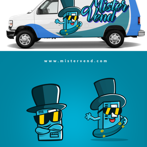 looking for a fun exciting logo for my vending machine business Design by Dzynz