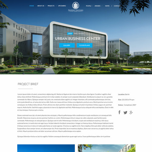 Web page design contest entry by Ena J