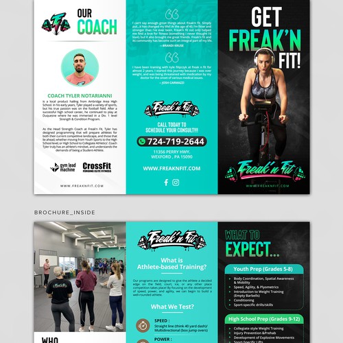 Gym Brochure Ontwerp door 123Graphics