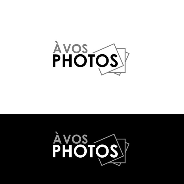 Design by DesignDew™ titled "Logo design for à vos photos"
