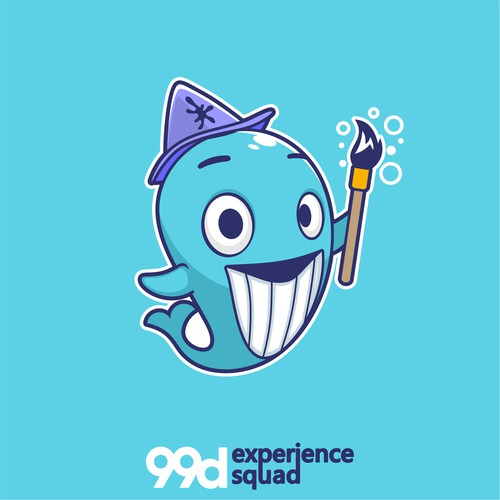 Team mascot/illustration for 99designs development team Design by jasterxinan