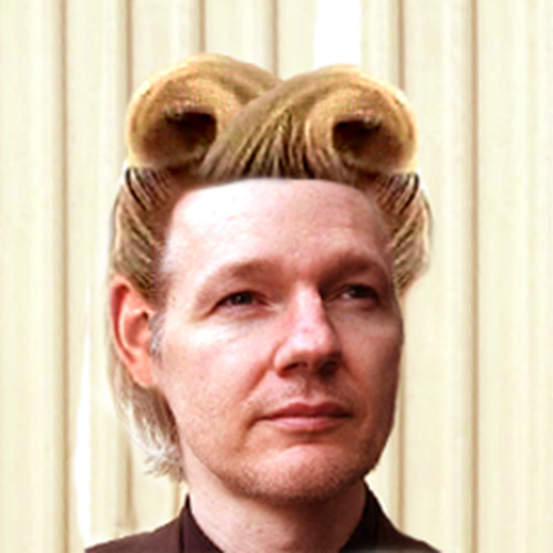 Design the next great hair style for Julian Assange (Wikileaks) Design por Isabels Designs