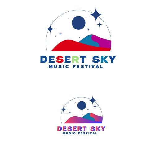 Desert Sky Music Festival Design by creaSan