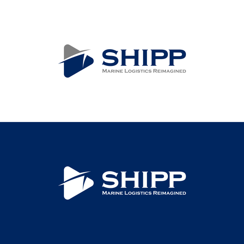 Design a logo that reflects the sophistication and scale of a tech company in shipping Design by allunanpasir