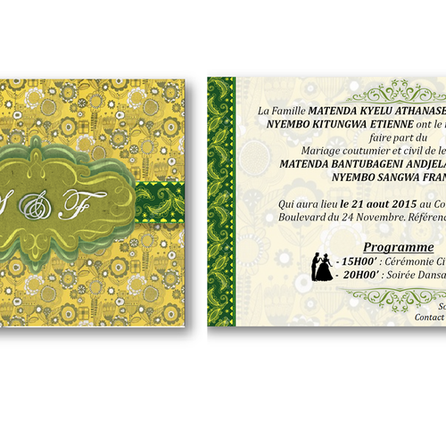 Exotic Wedding Invitations 8