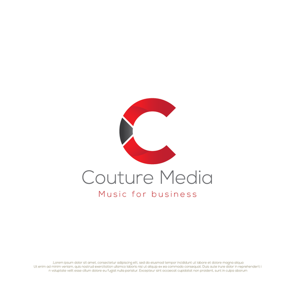 Design by M-Armash-K™️ ☑️ titled "Couture Media Logo Design"