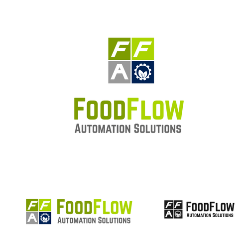 FoodFlow Automation Logo Design by lanmorys
