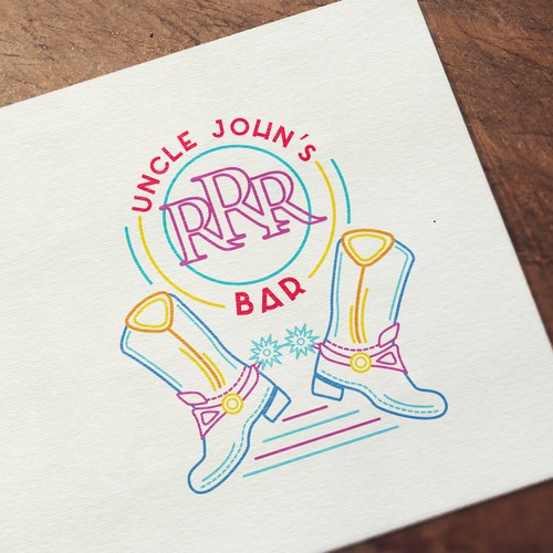 RRR Bar logo contest Design by chiran2018