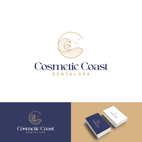 Design old money aesthetic for boutique cosmetic dental office located on the coast on NC Design by onder