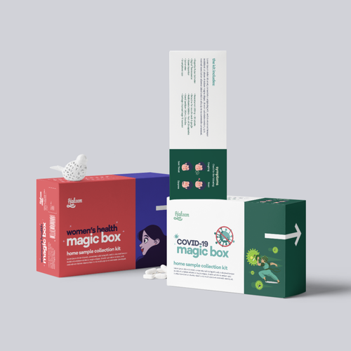 Design di Design a box for convenient at home diagnostic testing di The Diva Designer