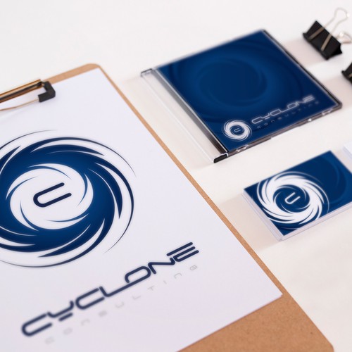 Envision & create a sleek and futuristic cyclonic (swirling) illustration for Cyclone Consulting Design by Kern