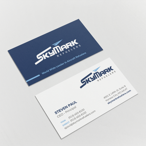 Need business card redesign for Aircraft Truck Fueling company Design by HYPdesign