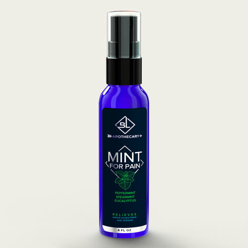 Pain Spray Label Design by - COLI -