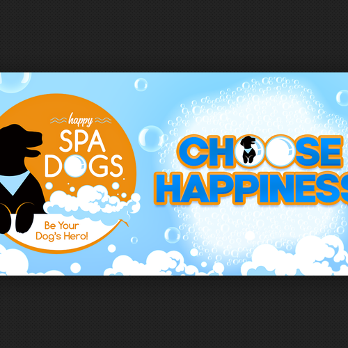 Choose Happiness Banner Design Design von Design RS